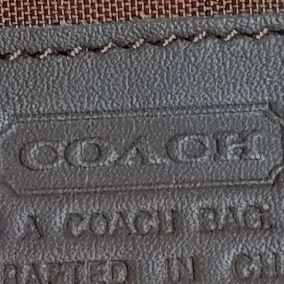 Auth COACH - 9401 Brown Leather Tote Bag - Picture 7 of 11